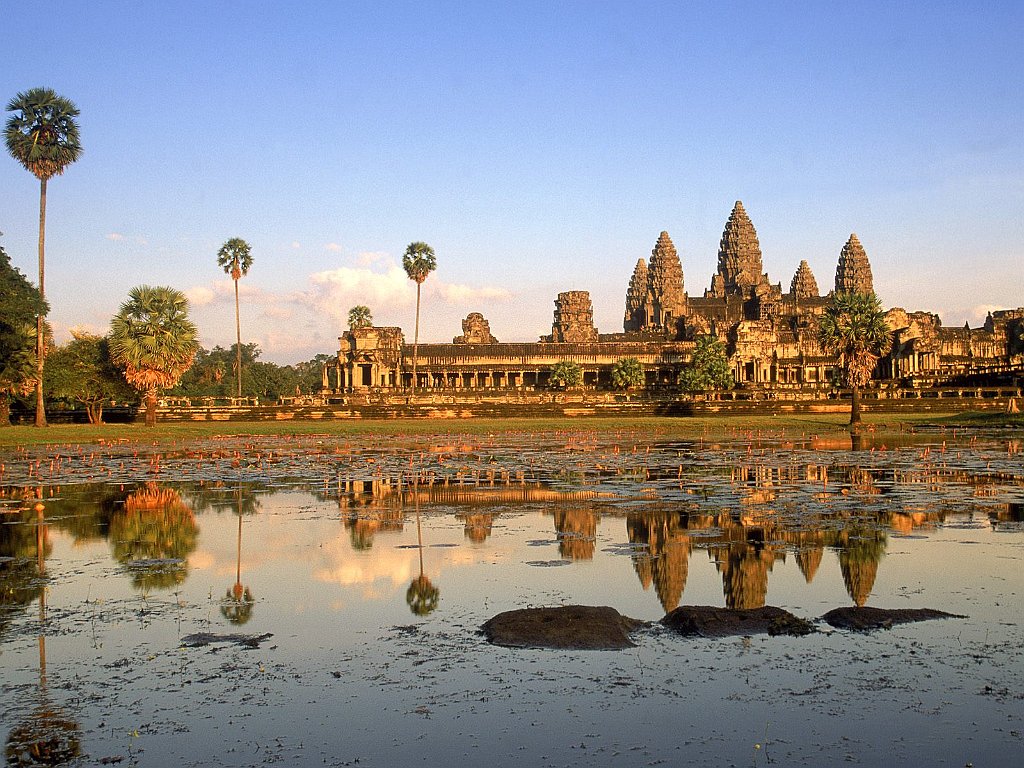 Angkor Wat at Sunset, Cambodia